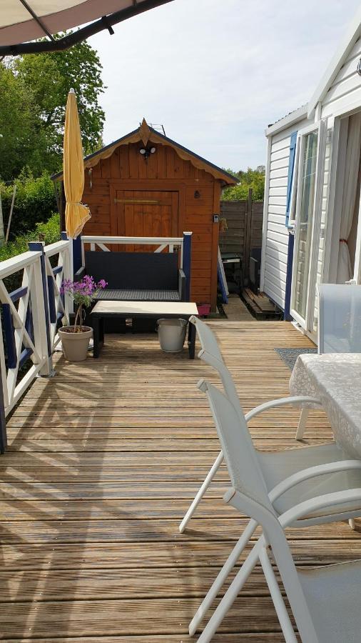 Sylvie Proprietaire Du Mobil-Home Saint-Pair-sur-Mer Exterior foto